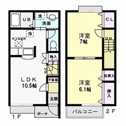 メゾン・グラシア　Ｂの物件間取画像